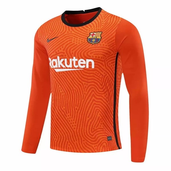 Thailandia Maglia Barcellona Portiere ML 20/21 Arancione